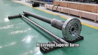 Vis unique et barillet pour PE