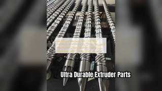 Baril et vis d'extrudeuse à vis unique de haute précision
