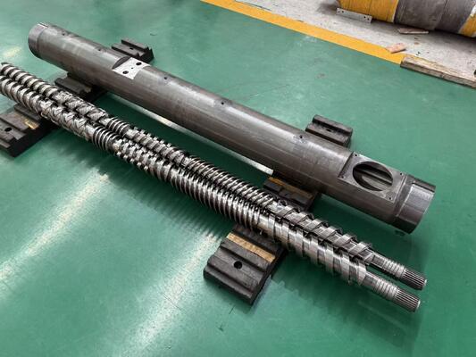 Scoupe jumelle parallèle et baril 45 mm-220 mm avec une rugosité de surface de Ra 0,4 μm-0,6 μm